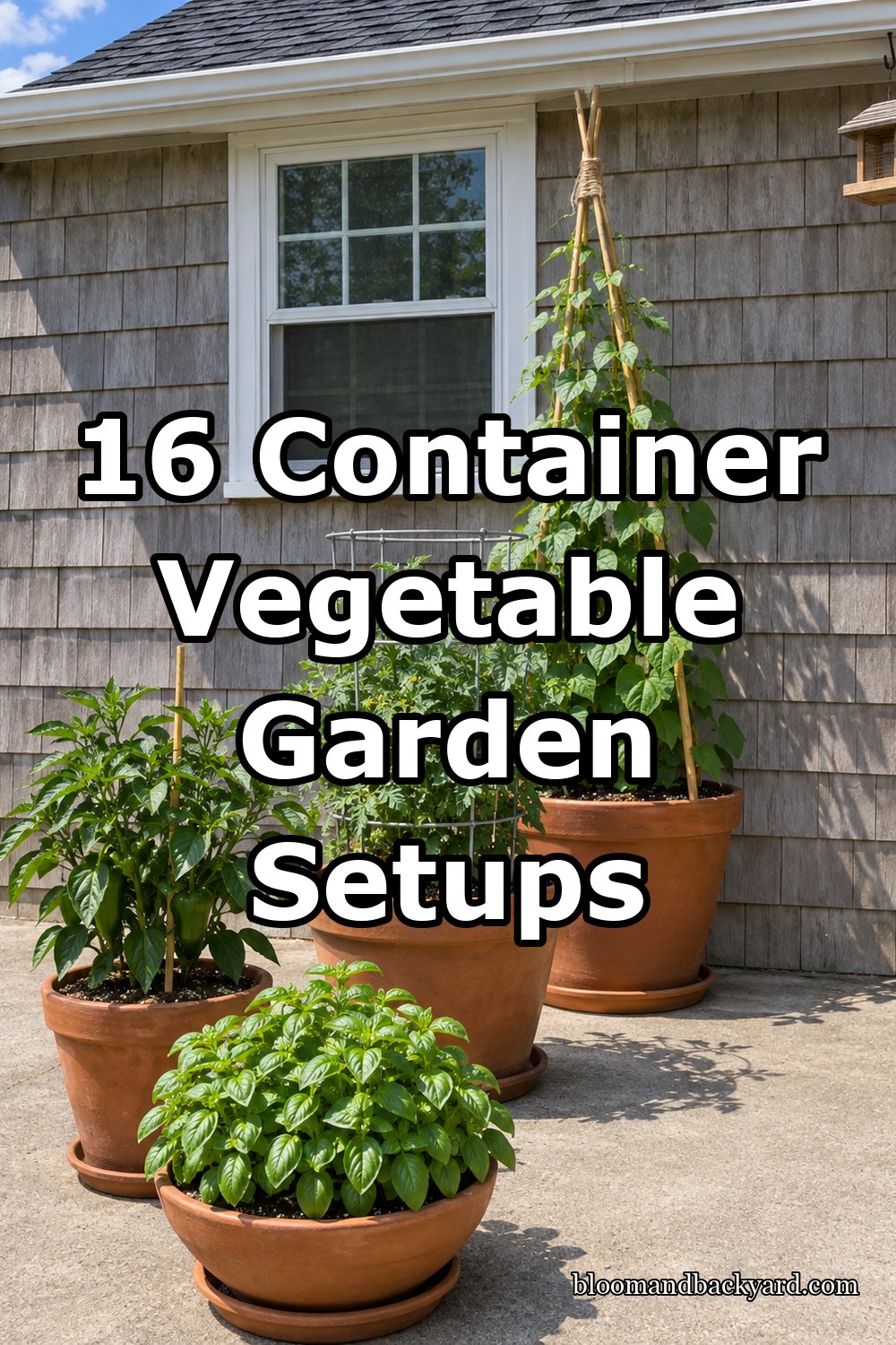 16 Container Vegetable Garden Setups