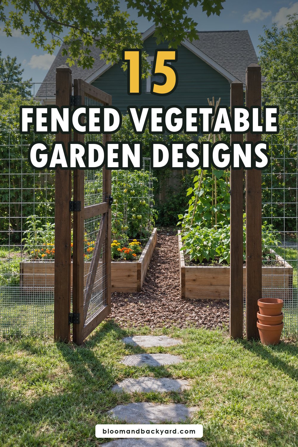 15 Fenced Vegetable Garden Designs