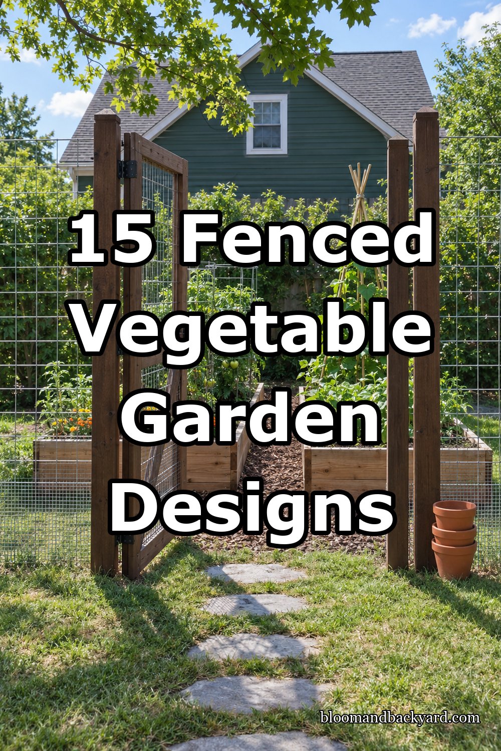 15 Fenced Vegetable Garden Designs