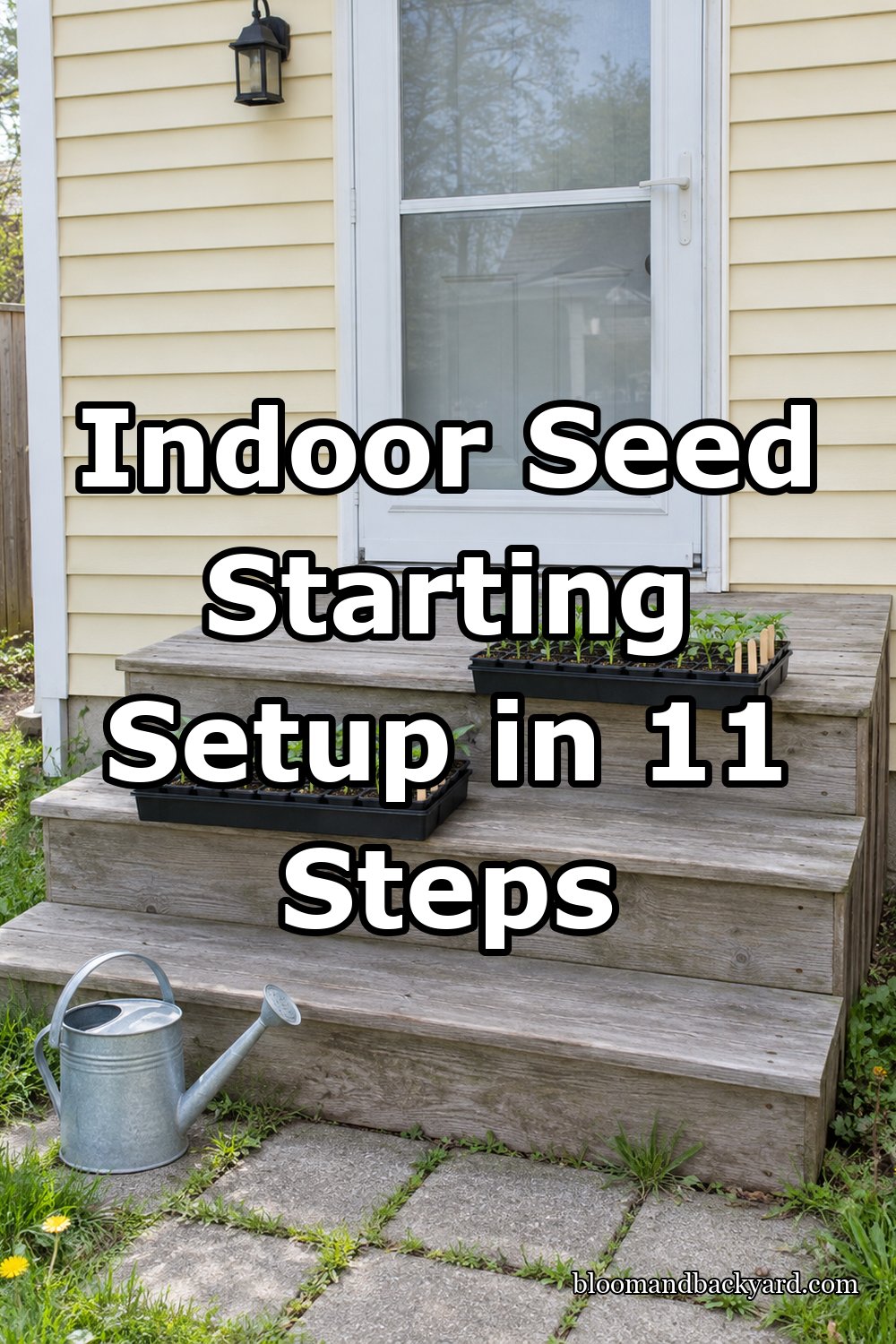 Indoor Seed Starting Setup in 11 Steps