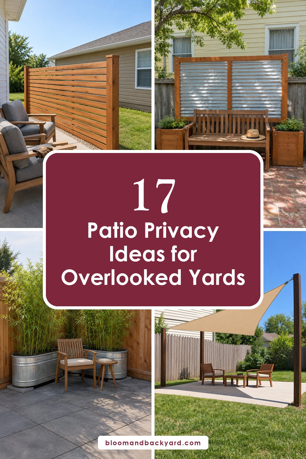 17 Patio Privacy Ideas for Overlooked Yards