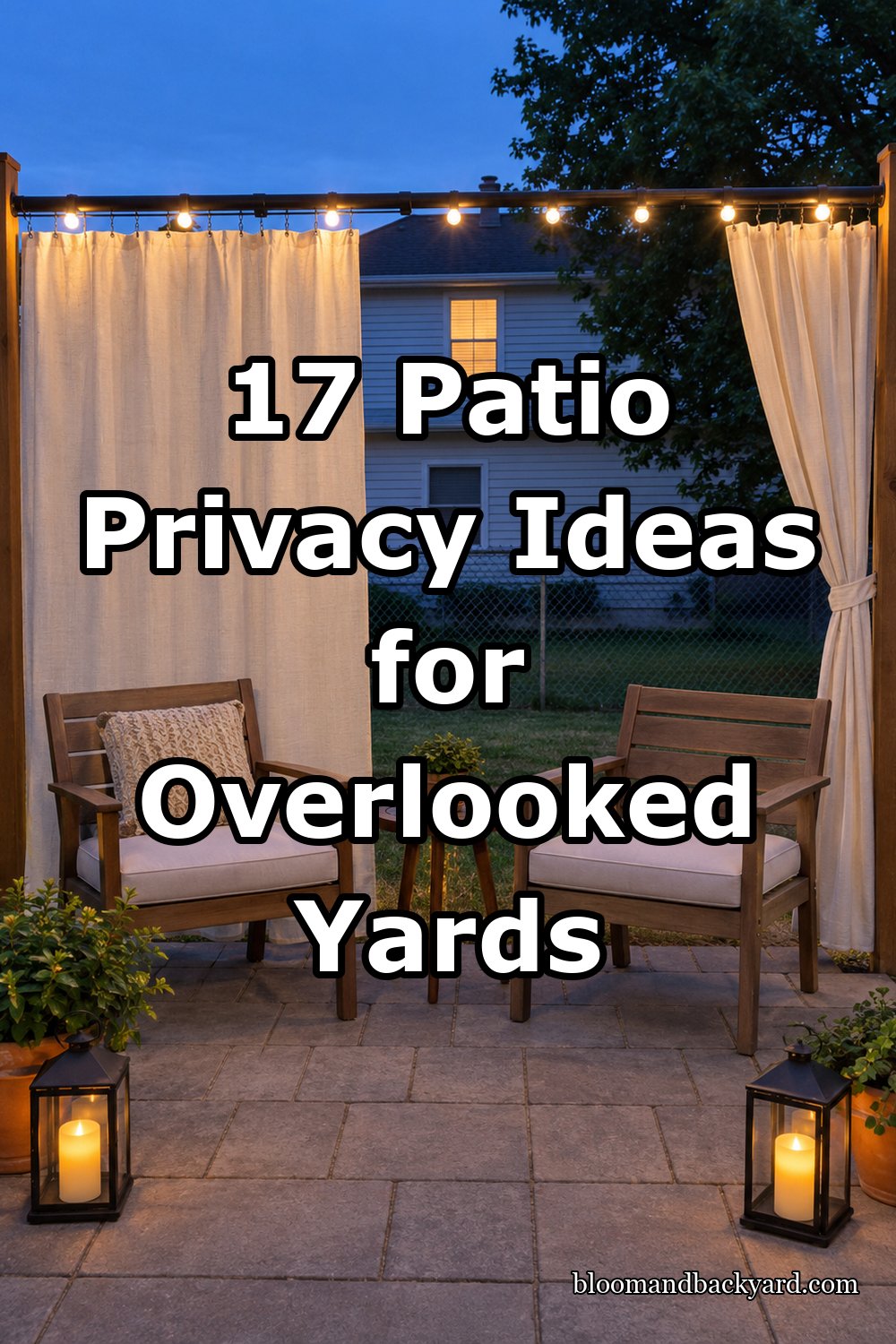 17 Patio Privacy Ideas for Overlooked Yards