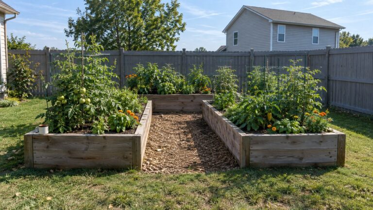 Raised Garden Beds Layout: 17 Plans for Small, Narrow and Sloped Yards