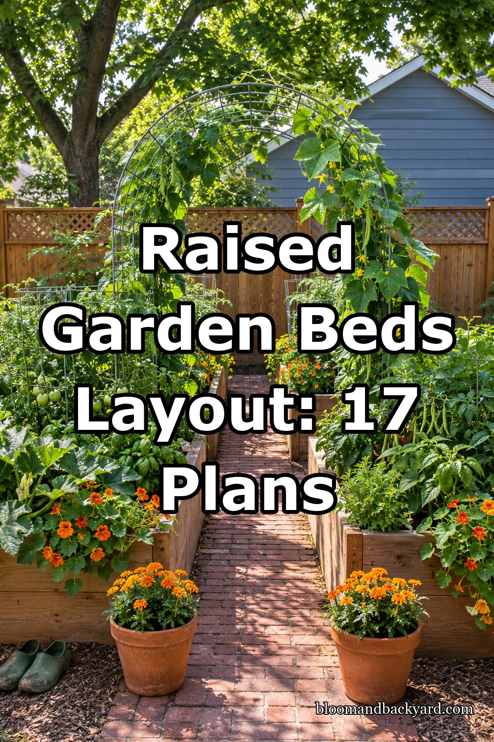 Raised Garden Beds Layout: 17 Plans