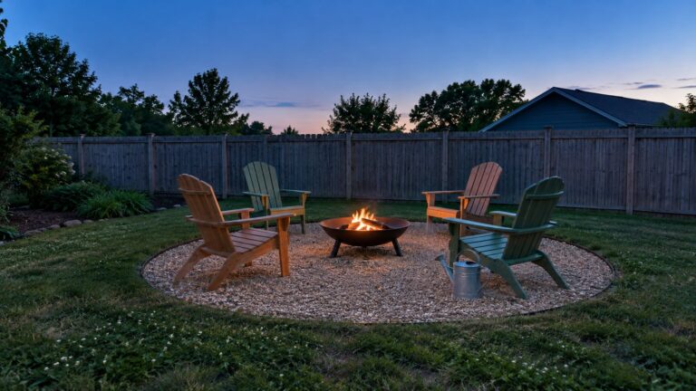 16 Small Backyard Fire Pit Ideas That Leave Room to Walk Around