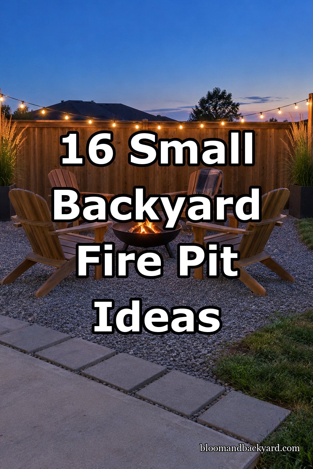 16 Small Backyard Fire Pit Ideas